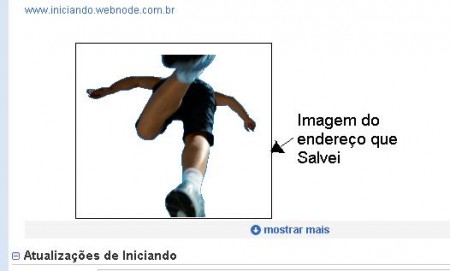 Colocando Foto no perfil do Orkut